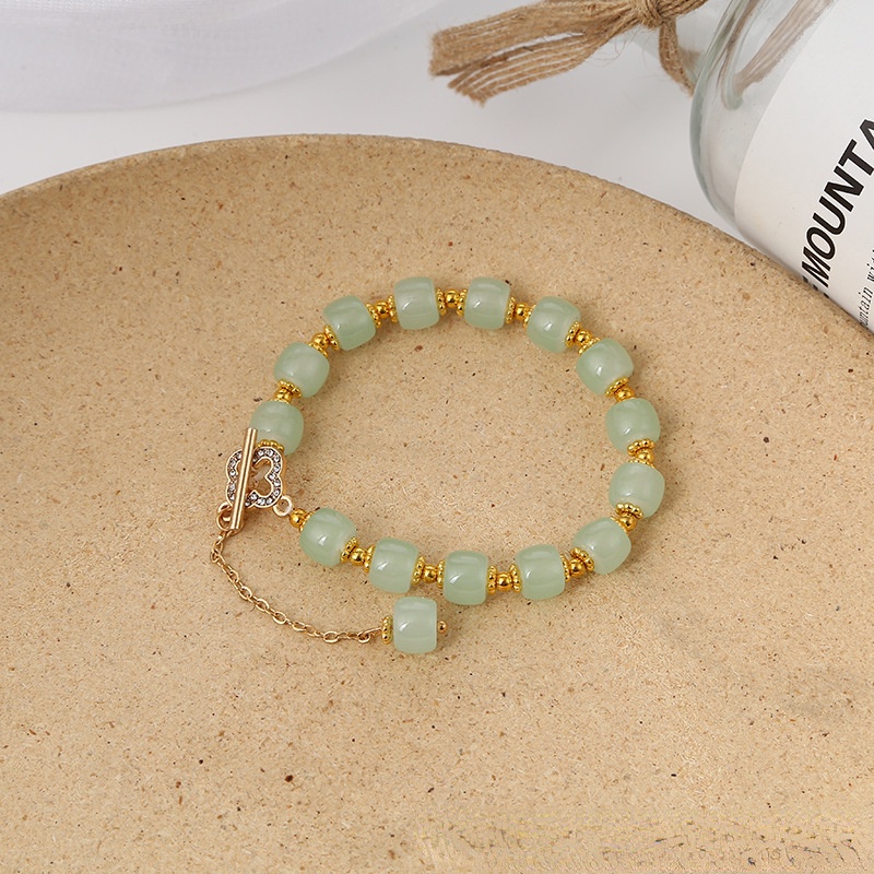 Vòng Tay Cỏ Bốn Lá Phong Cách Cổ Điển Sang Trọng Cho Nữ