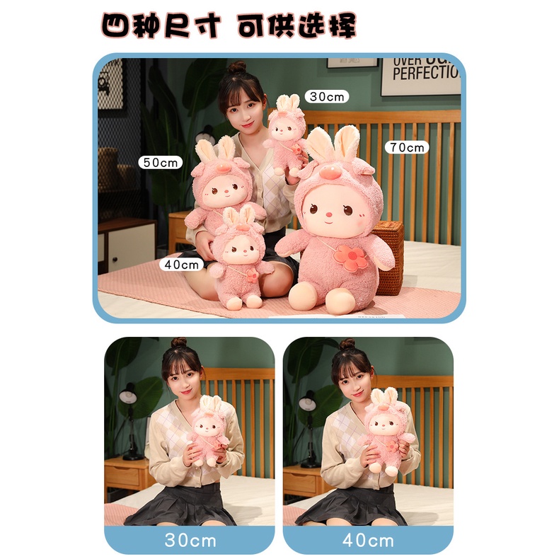 Thú Nhồi Bông Hình Chú Cừu Siêu Mềm Mại Dễ Thương