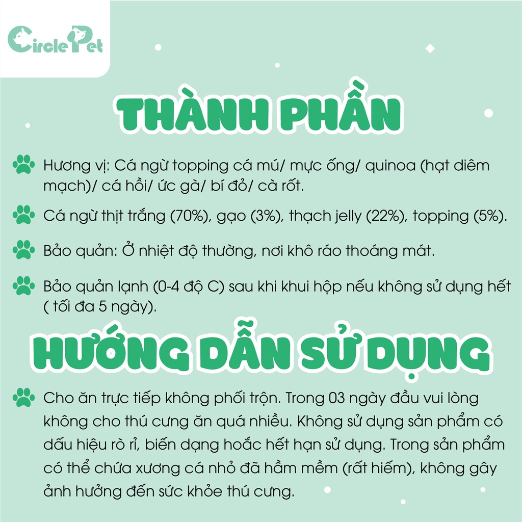 Pate cá ngừ Jelly Topping King's Pet Bảo Anh lon 80g - CirclePet