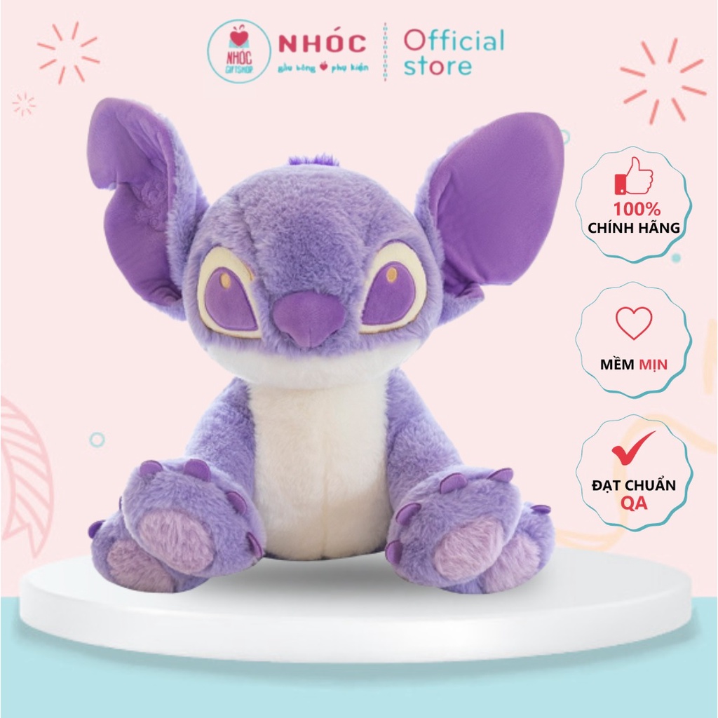 Thú bông Stitch lông xù ngồi - NHÓC