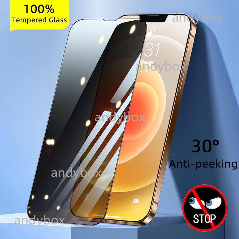 Kính Cường Lực 100% Chống Nhìn Trộm Cho Xiaomi Mi 8 9 Lite SE Mix 2 2S F1 A1 A2 A3 Redmi 5 Plus 6 6A Note 4 5 Fil Bảo Vệ