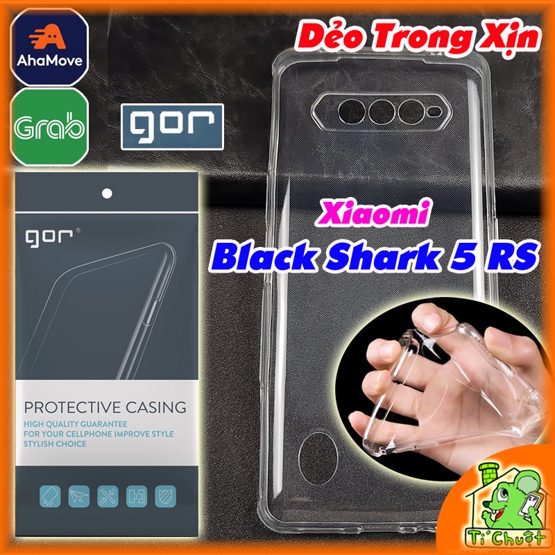 [Chính Hãng GOR-Ảnh Thật] Ốp lưng Xiaomi Black Shark 5 RS Silicon Dẻo Trong Suốt