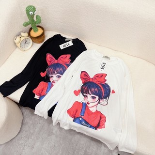 Áo pull cô gái dài tay dáng rộng hottrend