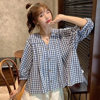 Áo Sơ Mi Kẻ Sọc Nữ