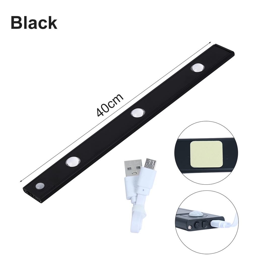 Đèn LED Làm Mát Không Dây USB Cảm Biến Chuyển Động 20 / 30 / 40 / 60CM