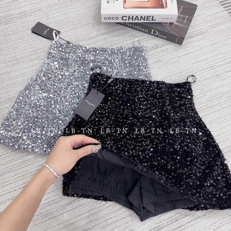 Chân váy kim sa dáng A chuẩn y hình