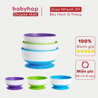Bộ 3 bát ăn chống đổ Munchkin