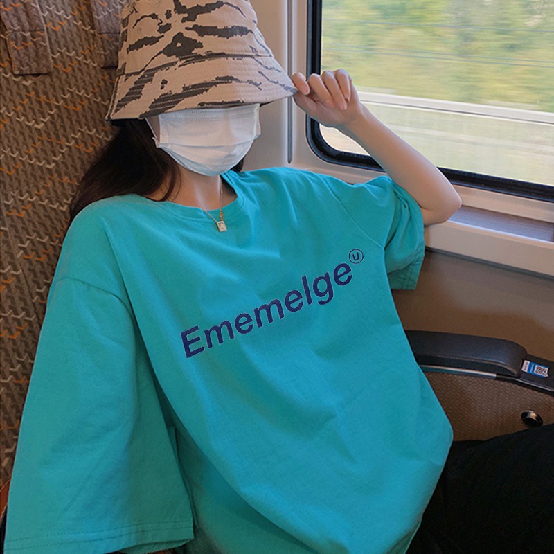 Áo thun nữ form dáng rộng ELME cotton premium tay lỡ in hình soulstor