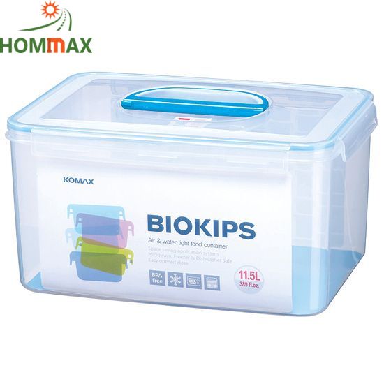 (KOMAX) Hộp nhựa Komax Biokips 11.5L,Nhựa PP chịu nước nóng, xuất xứ Hàn Quốc