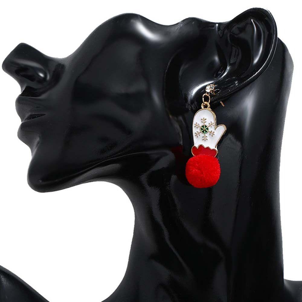 Khuyên Tai Móc Trang Sức Hình Cây Thông Giáng Sinh Cho Nữ