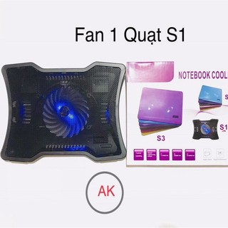 Đế Tản Nhiệt Laptop Quạt Lớn Notebook Cooling Pad S1