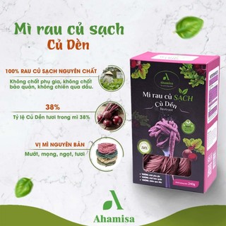Sợi mì củ dền - mì rau củ sạch