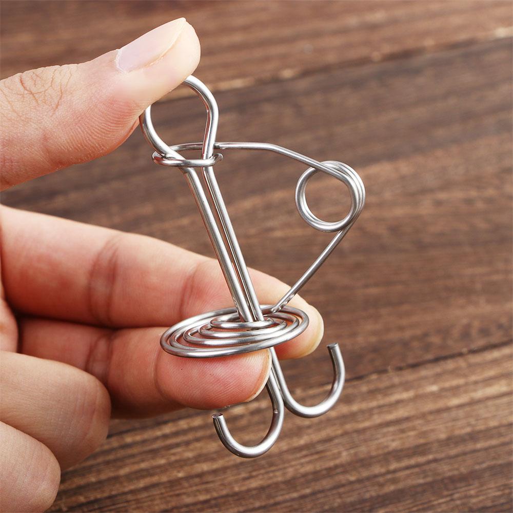 MIQUEL Bộ 10 Đinh Tán Hình Xoắn Ốc Bằng Thép Không Gỉ Chịu Lực Tốt Dùng Cắm Trại