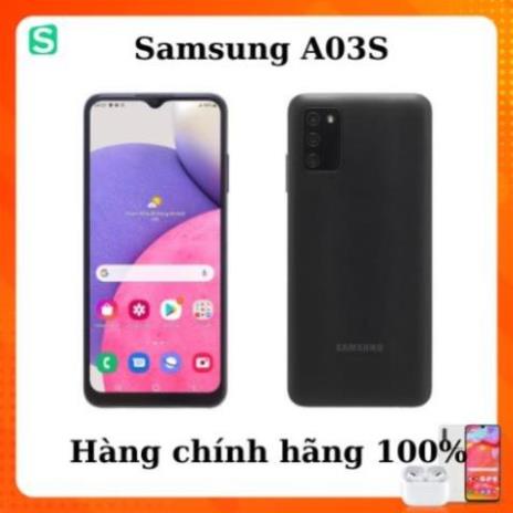 Điện thoại Samsung Galaxy A03s (4GB/64GB) Hàng chính hãng - Bảo hành 12 tháng trên toàn quốc