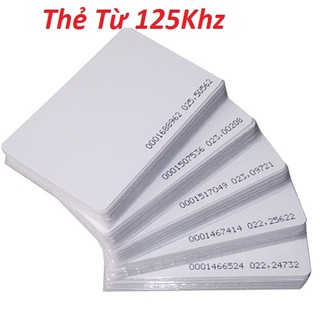 Thẻ Từ Cảm Ứng Proxymity Cho Máy Chấm Công ,Thẻ Thang Máy ID 125Khz Cố định