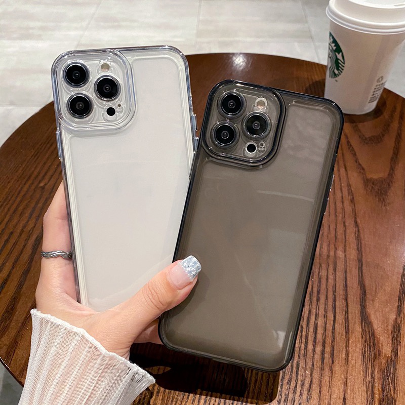 Ốp lưng iphone Ốp Điện Thoại Mềm Trong Suốt Chống Sốc Chất Lượng Cao Cho Iphone / Pro / 13 Pro / Max 12 Pro / Max / Xs Max / XR / 7 / 8 Plus