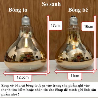 Bóng sưởi nhà tắm thay thế, Bóng đèn sưởi màu vàng chống loá chống cháy nổ công suất 275W