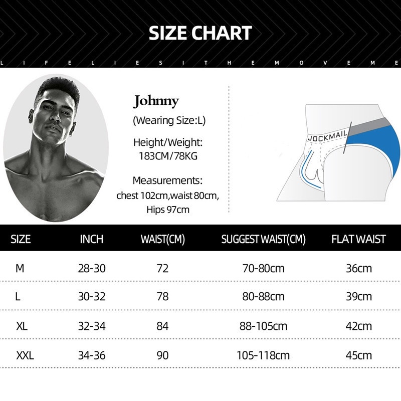 Quần Bơi Thể Thao N002 JOCKMAIL Màu Sắc Đơn Giản Cho Nam