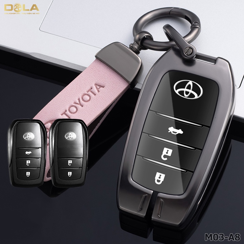 Vỏ ốp chìa khoá xe hơi - ô tô Toyota camry, Hilux, Fortuner cao cấp - pk6