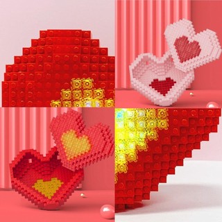 Lego trái tim có đèn phát sáng