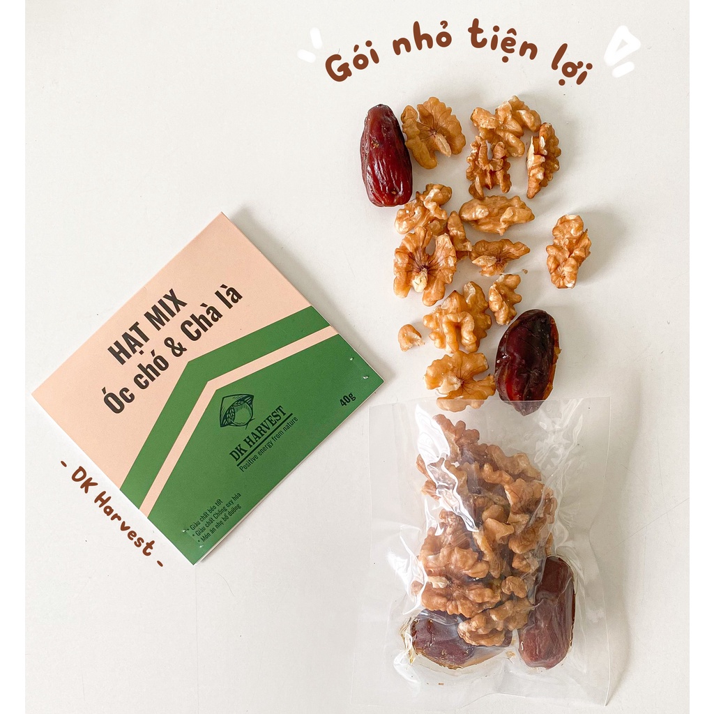 Healthy Trail Mix - Protein trail mix - Gói Hạt Tiện Dụng DK HARVEST