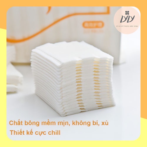 Bông tẩy trang  222 miếng bạch tuyết cottonpads  D'Lyly