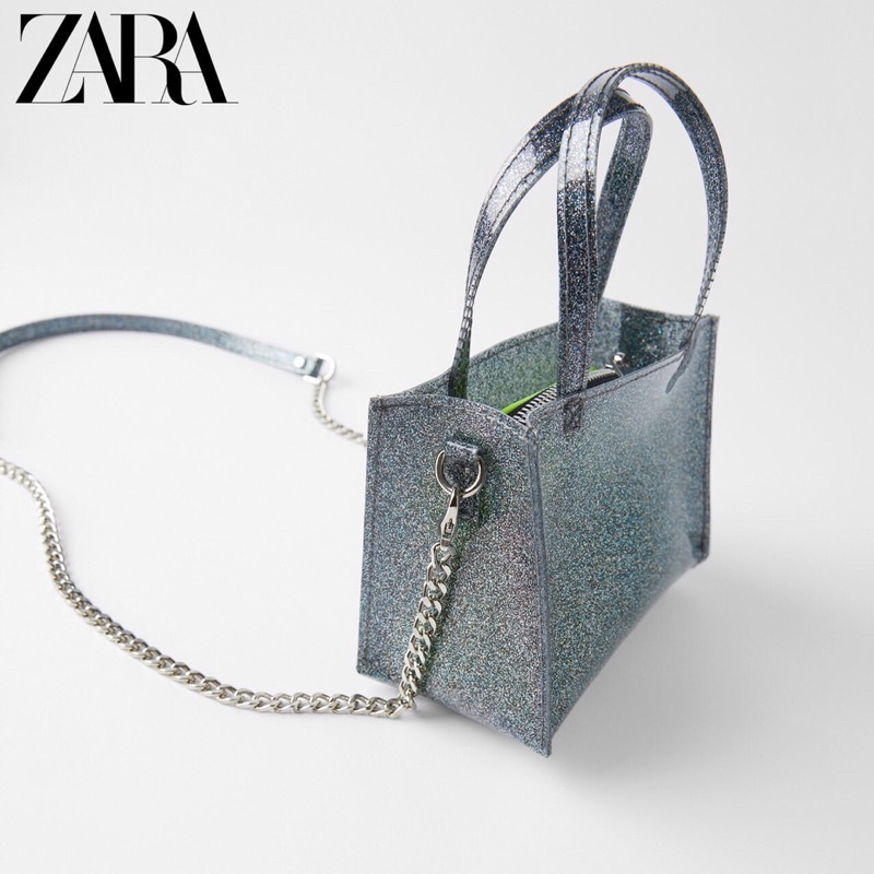Túi mini ZARA còn nguyên tem check mã vạch thoải mái đi nè