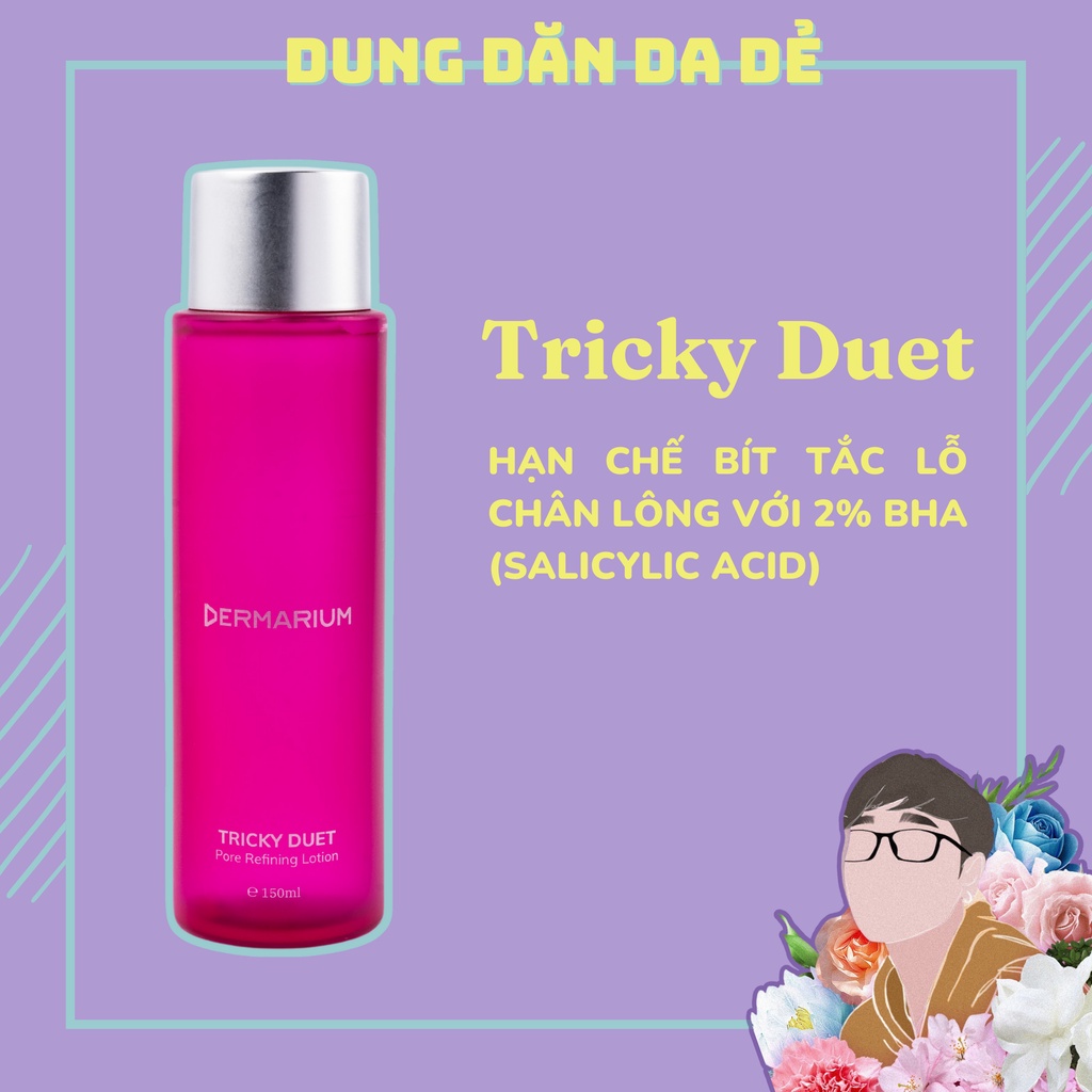 [Dermarium] Tricky Duet Toner Làm Sạch 2% Salicylic Acid (BHA)