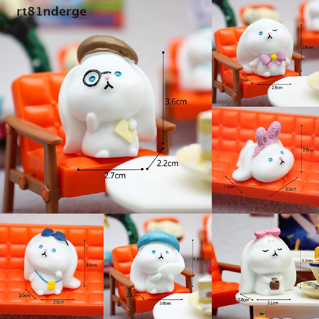 1 Tượng Thỏ Con Mini Trang Trí Đáng Yêu
