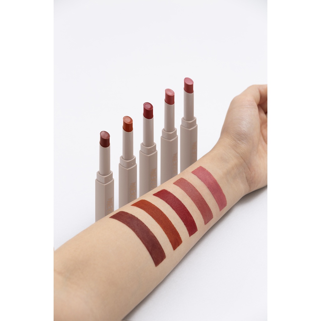 [Academia Collection] Son Thỏi Lì, Lên Màu Chuẩn, Mịn Mượt Nhẹ Môi Merzy Academia Cotton Lipstick 1.8g