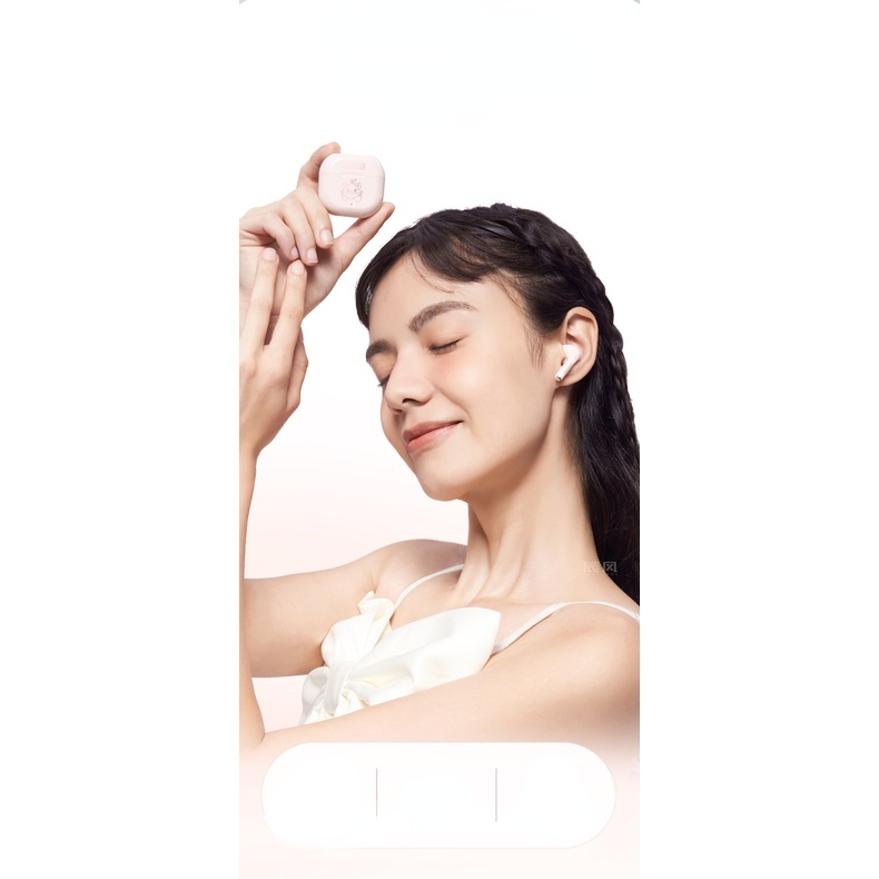 DISNEY Tai Nghe Nhét Tai Bluetooth Không Dây Âm Thanh HiFi Chống Ồn Hình Chuột Mickey