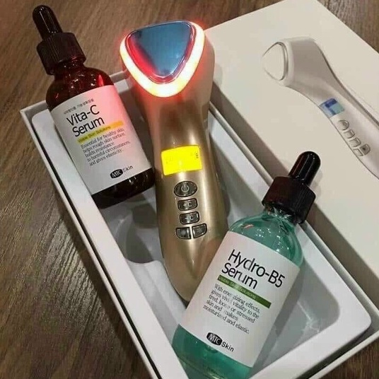 Máy Massage Mặt Ion Mericle MY002 Máy Điện Di Tinh Chất Ánh Sáng Sinh Học Mát Xa Nâng Cơ (Máy Chăm Sóc Da)