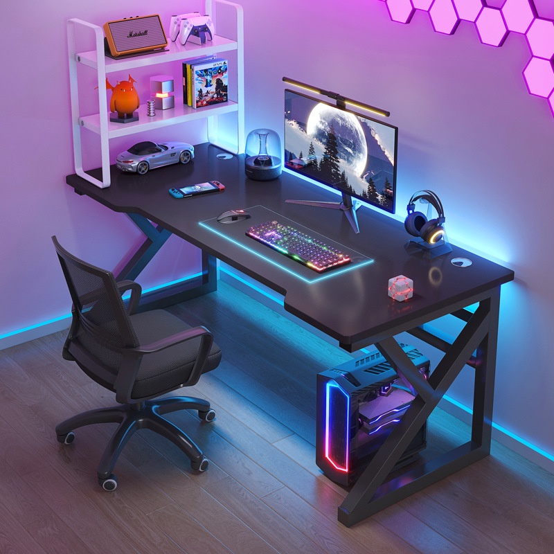 Bàn gaming chữ Z, K mặt bàn kích thước lớn 120x60cm, bàn làm việc chữ U giá xưởng mẫu cải tiến nhất tháng 5/2022