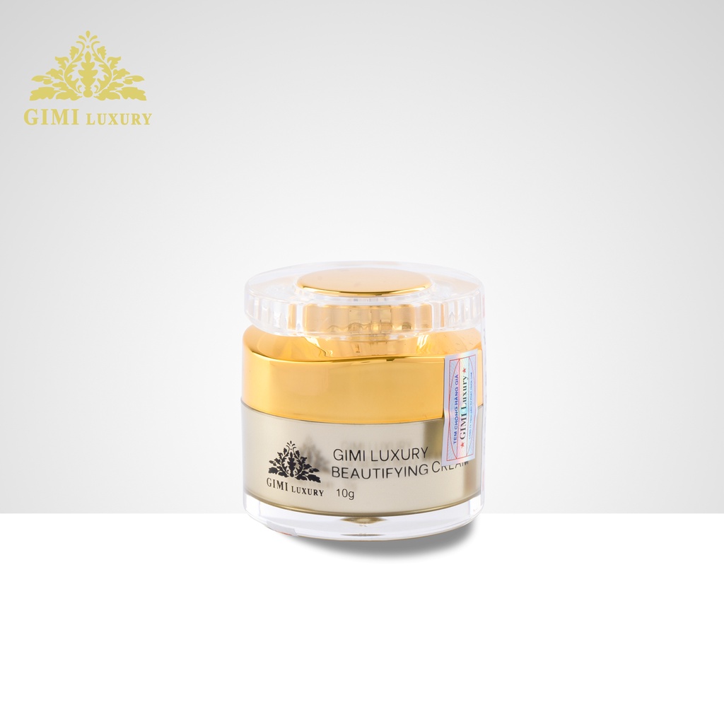 (MINISIZE) Kem dưỡng trắng GIMI LUXURY Beautifying Cream Giúp Bảo Vệ Da Chống Lão Hoá Ban Ngày 10g