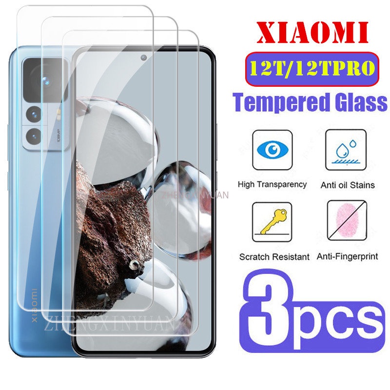 Set 3 Kính Cường Lực Bảo Vệ Màn Hình Điện Thoại Xiaomi 12T Pro 12TPRO Mi12tpro 12 t k50Ultra k50 Ultra