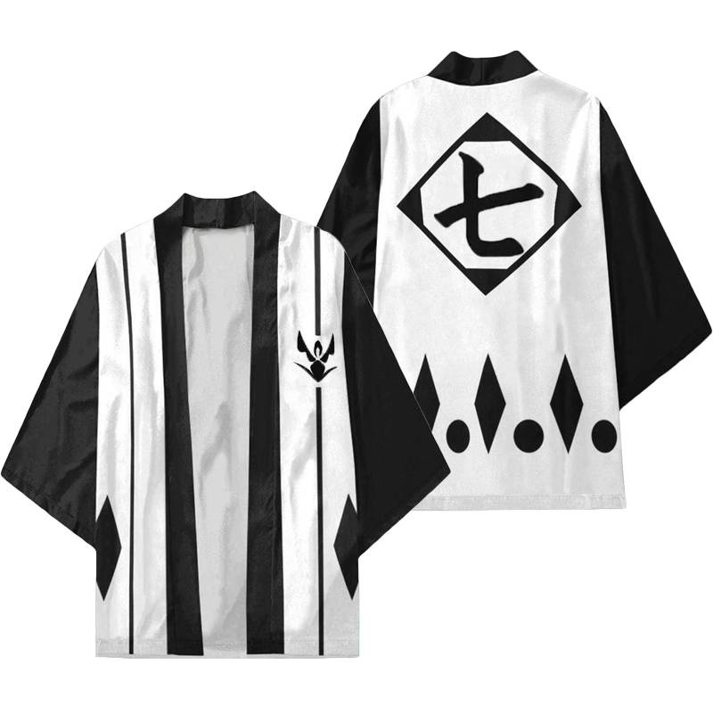 Áo Khoác Kimono Tay Dài In Họa Tiết 3D HT1 BLEACH TH1