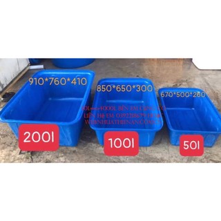 Thùng nhựa nuôi cá giá rẻ