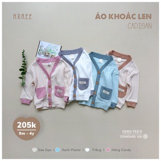 Hrnee áo len cadigan cho bé