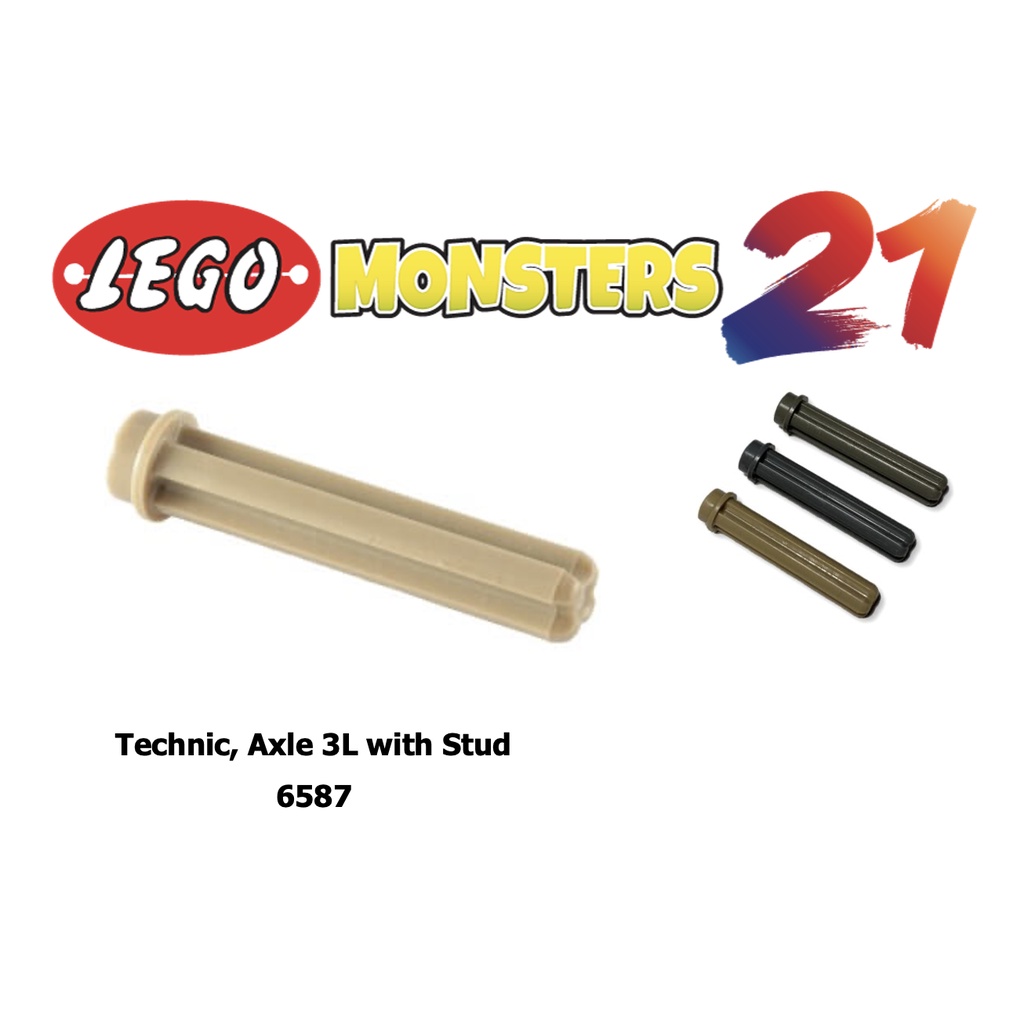 -Lego chính hãng, Chi tiết kỹ thuật, Trục 3L có điểm nút- ID 6587