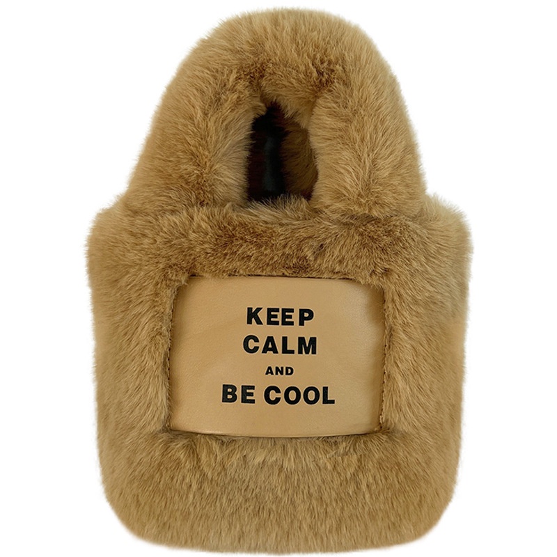 Túi Xách bucket Phủ Bông Mềm Mại Thời Trang Nữ Sành Điệu