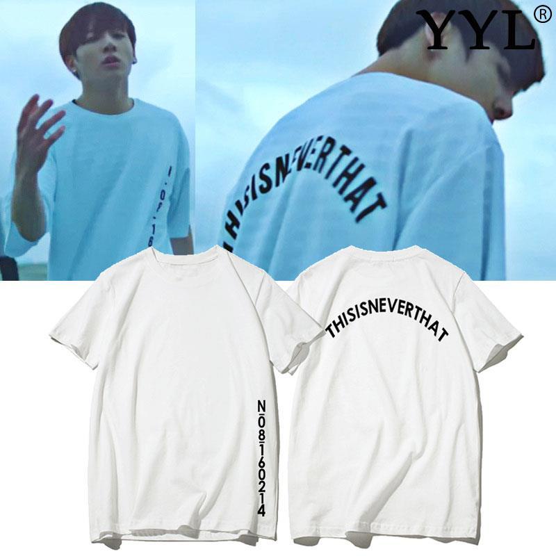Áo BTS Jungkook JK Thisisnverthat Áo Thun Cotton Chất Lượng Cao Cấp Fan Kpop Tee