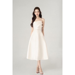 ĐẦM MIDI 2 DÂY NGỰC ĐẮP PHỐI NƠ