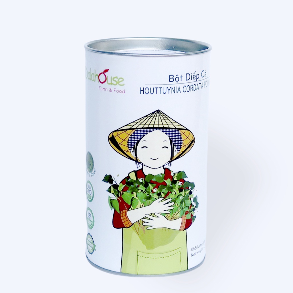 BỘT RAU DIẾP CÁ DALAHOUSE - THANH NHIỆT MÁT GAN - NGĂN NGỪA TÁO BÓN