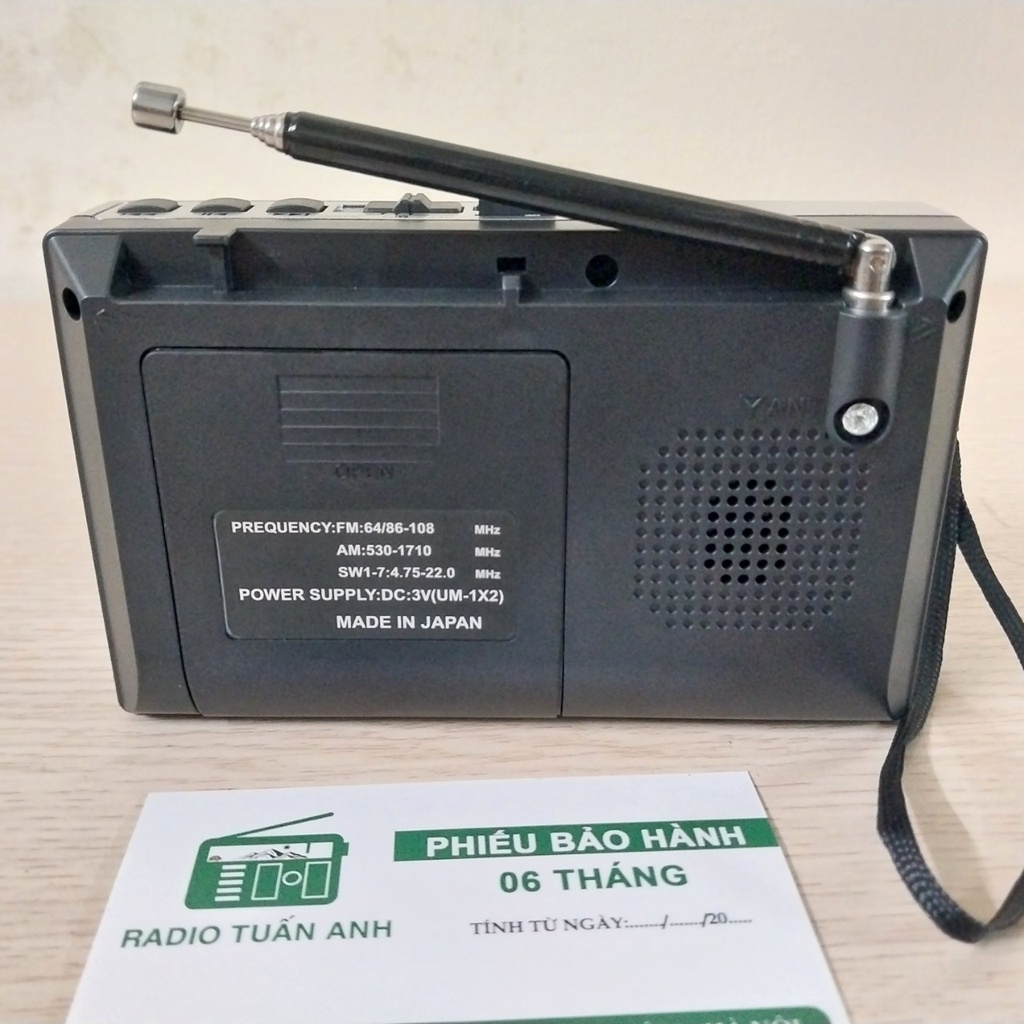 -Đài Radio Fm/Am/Usb/Thẻ Nhớ