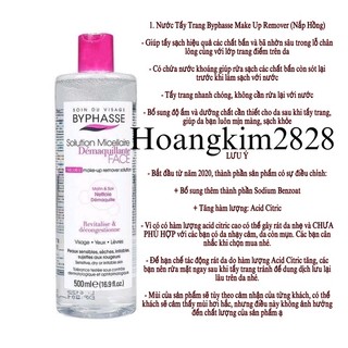 (Hàng AUTH) Nước TẨY TRANG BYPHASSE SOLUTION chính hãng