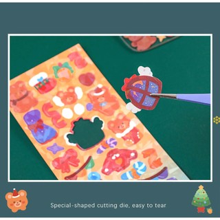 Sticker Dán Trang Trí Giáng Sinh Dễ Thương