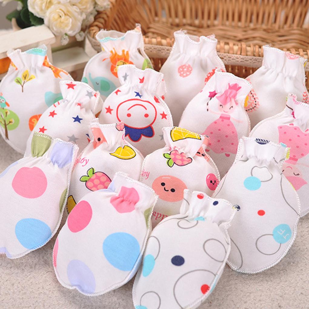 2 Đôi Găng Tay Chống Cào Xước Bảo Vệ Mặt Cho Bé