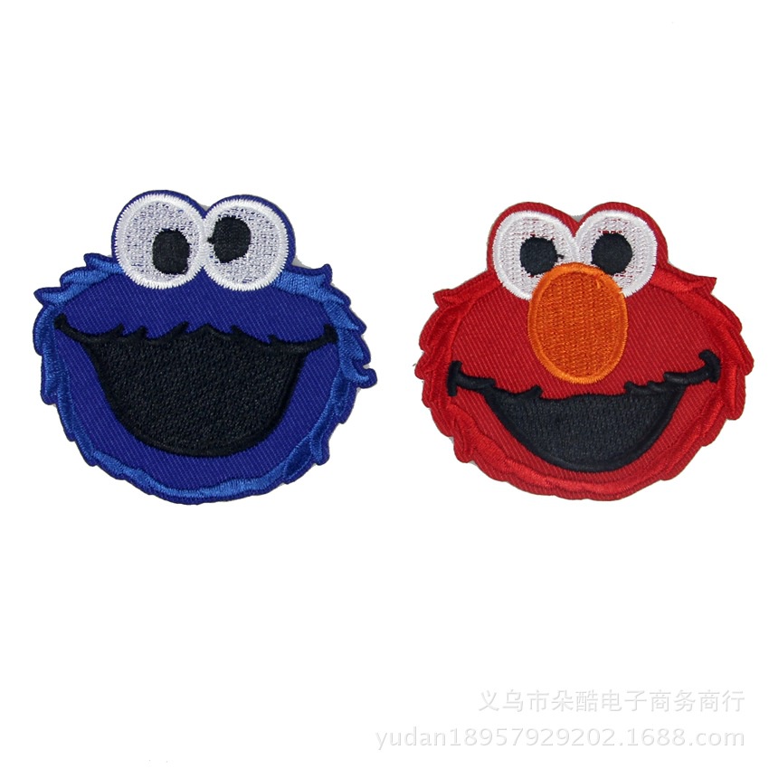 Sticker Ủi Thêu Hình Hoạt Hình Sesame Street