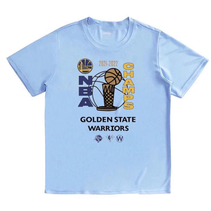 Warriors Áo Thun Tay Ngắn Phối Lưới Thoáng Khí Nhanh Khô Phong Cách Đội Bóng Rổ NBA