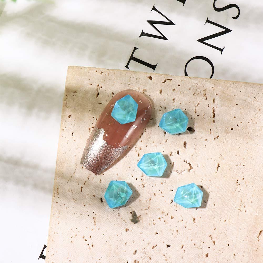 Đá Đính Trang Trí Móng Tay Nghệ Thuật|Bộ 10 Viên Đá Làm Trang Sức Thời Trang|Phụ Kiện Trang Trí Móng Tay DIY Charms